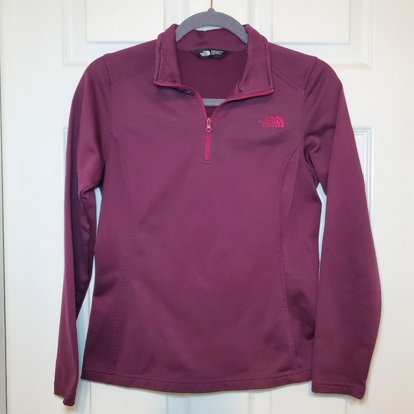The North Face Galaxy Tech Glacier 1/4 Zip Fleece Sz S - Picture 2 of 11